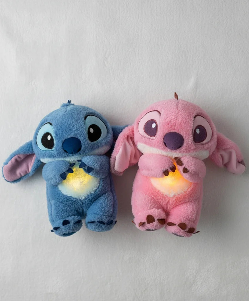 Disney Stitch breathing teddy - soothing glow for sweet dreams