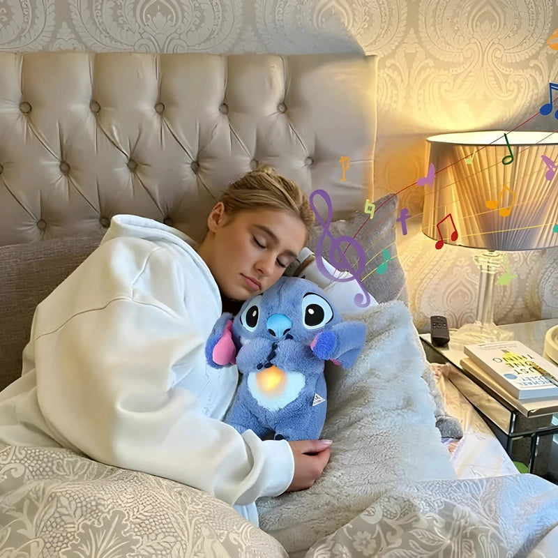 Disney Stitch breathing teddy - soothing glow for sweet dreams