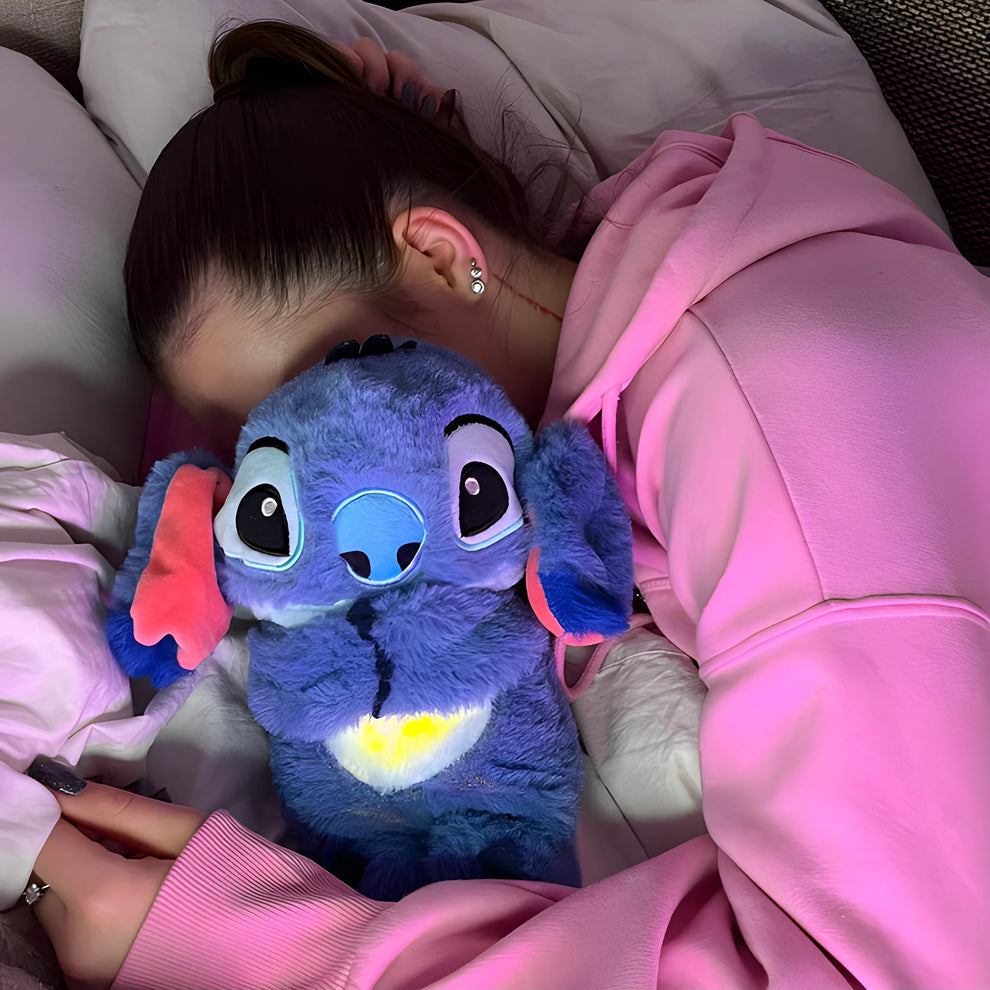 Disney Stitch breathing teddy - soothing glow for sweet dreams