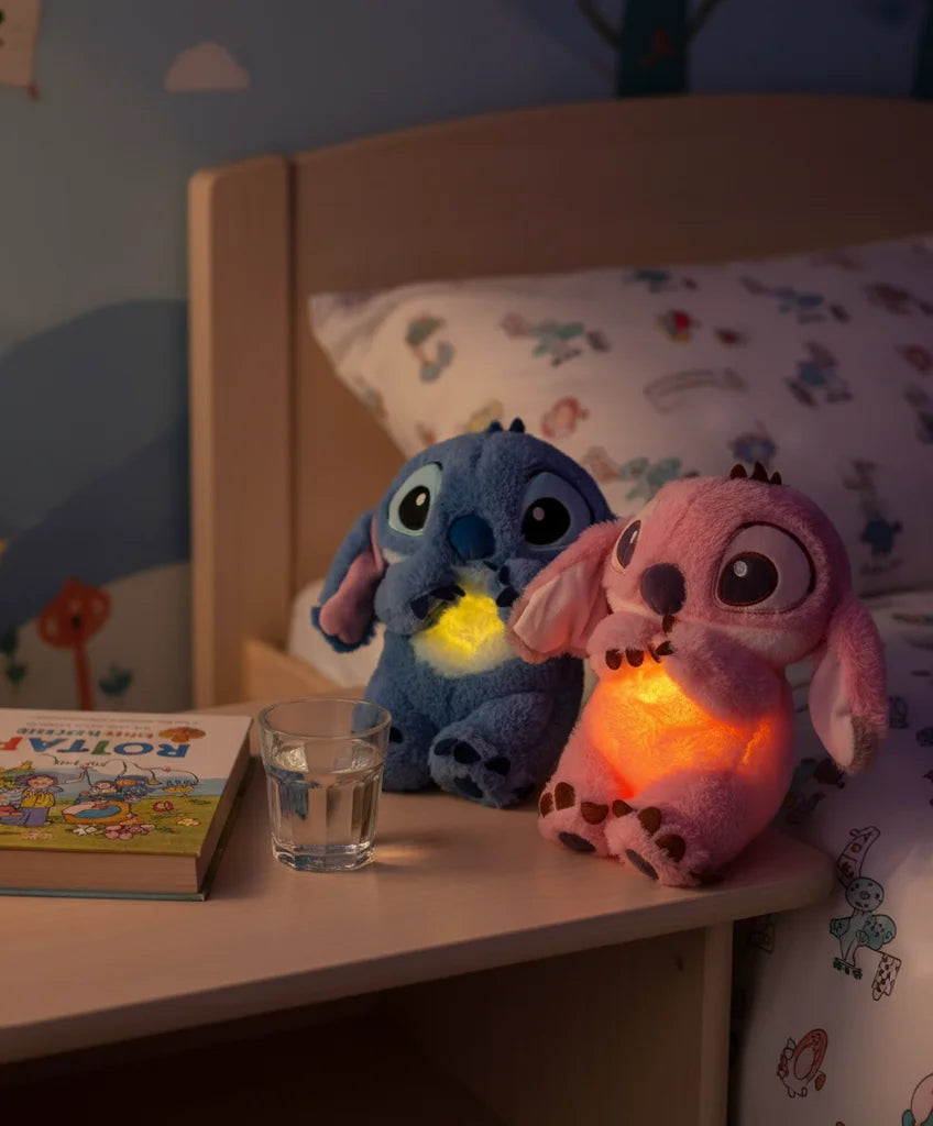Disney Stitch breathing teddy - soothing glow for sweet dreams